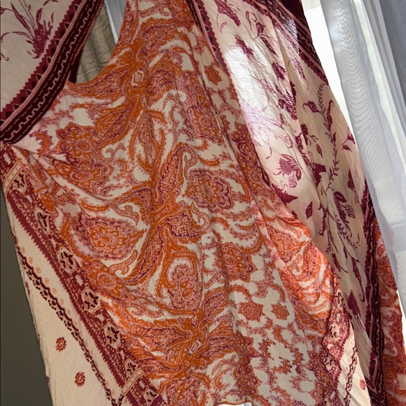 Free People Bohemian Floral Kimono Cardigan - Picture 4 of 5